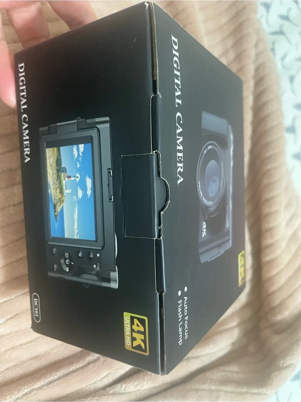 Black Digital Camera 4K Ultra HD - Compact Photo & Video
